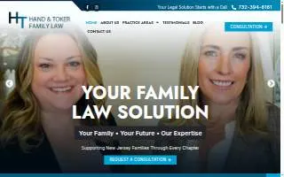 Hand and Toker Family Law, LLC of Bound Brook website