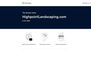 High Point Landscaping of Bound Brook website