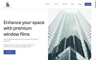 National Window Film website