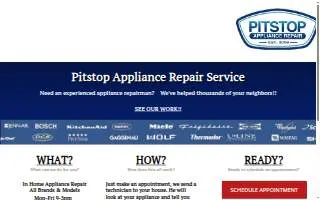 Pitstop Appliance Repair Service of Bound Brook website