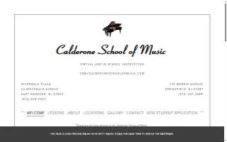 Calderone School of Music website