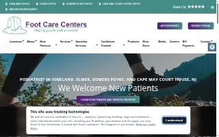Foot Care Centers of Bridgeton website