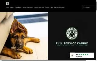 Full Service Canine of Bridgeton website