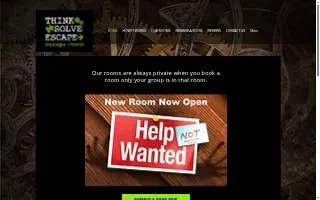 Think Solve Escape: Escape Room of Bridgeton website