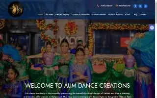 aum dance creations website