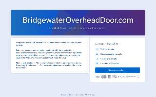 Bridgewater Overhead Doors
