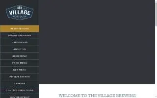 Village Brewing Company of Bridgewater website