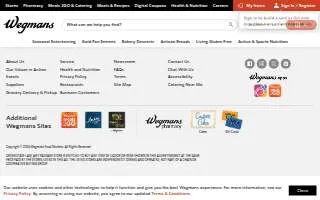 Wegmans of Woodbridge website
