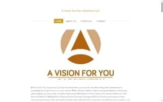 A Vision For You, LLC website