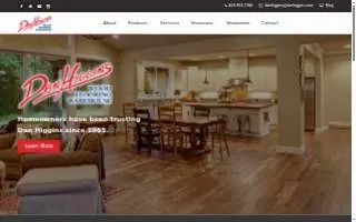 Dan Higgins Wood Flooring website