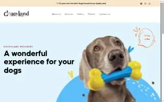 Doggyland Grooming of Burlington website
