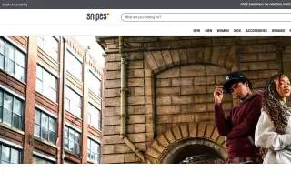 Snipes of Burlington website