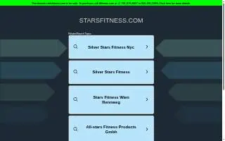 StarFitness website