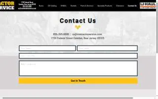 Contractor Service website