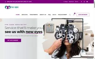 Tus Ojos Eye Care website