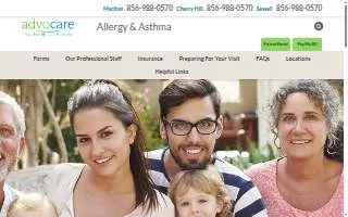 Advocare Allergy & Asthma of Cherry Hill website