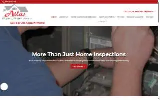 Atlas Property Inspections website
