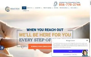 Bratton Law Group of Cherry Hill website