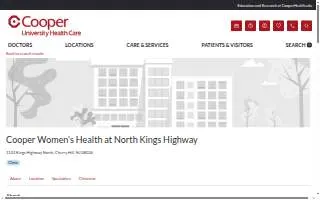 Cooper Obstetrics and Gynecology website