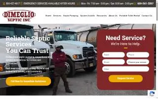 DiMeglio Septic Inc. of Cherry Hill website
