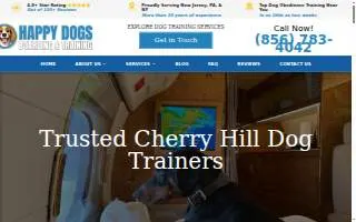 Happy Dogs Boarding and Training of Cherry Hill website