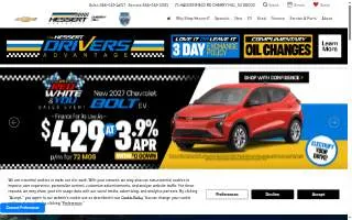 Hessert Chevrolet of Cherry HIll website