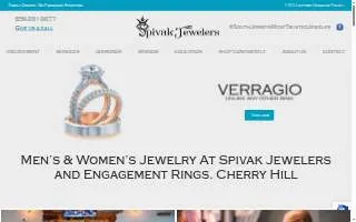 Spivak Jewelers and Engagement Rings of Cherry Hill website