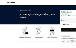 Advantage Driving School of Cinnaminson website