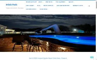 Artistic Pools Corp of Cinnaminson website
