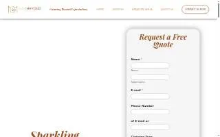 Maid Beyond Cleaning website