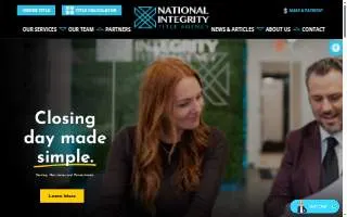 National Integrity Title Agency of Cinnaminson website
