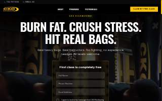 CKO Clark - Strength & Kickboxing Training