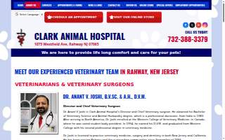 Clark Animal Hospital: Anant V Joshi DVM
