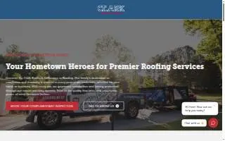 Clark Brothers Roofing & Construction website