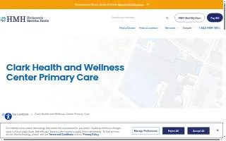Clark Family Health Center website