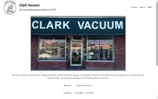 Clark Vacuum website