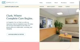 Complete Care at Clark website