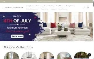 Lion FURNITURE Center of Clark website