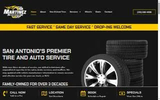 Martinez Tire Shop #2 LLC of Clark website