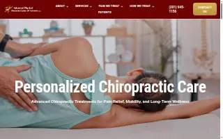 Advanced Physical Medicine Center website