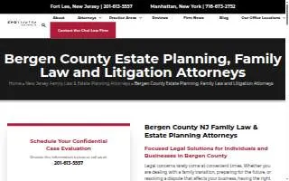Choi Law Firm of Cliffside Park website