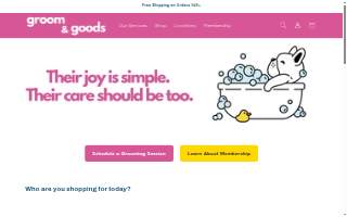 Groom & Goods – Dog Grooming & Pet Supply