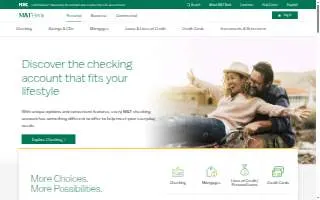 M&T Bank of Cliffside Park website