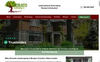 Onorato Landscaping LLC website