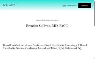 Brendan Sullivan, MD, FACC website