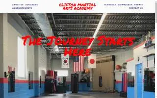 Clifton Martial Arts Academy website