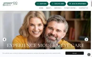 Ferrer Garcia Eyecare website