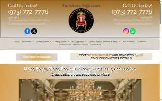 Furniture Signature website