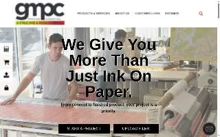 GMPC Printing & Marketing website