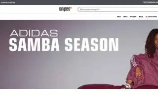 Snipes of Clifton website